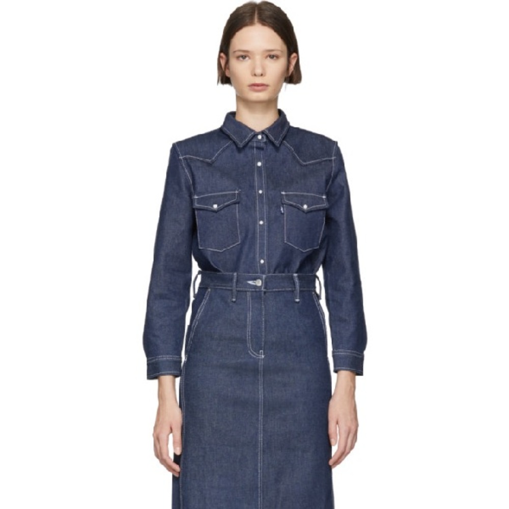 Levi’s Made and Crafted SSENSE maxi skirt + too